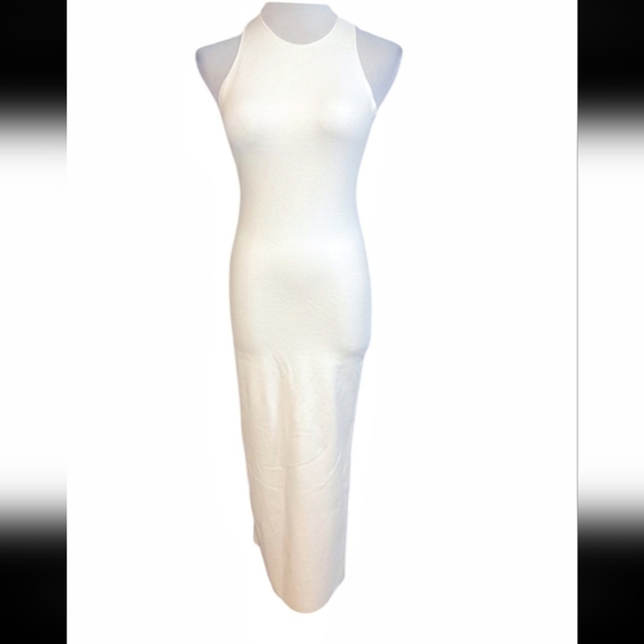 Zara White Sleeveless Dress - Picture 2 of 3